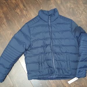Kenneth Cole Blue Puffer Jacekt (Large L)